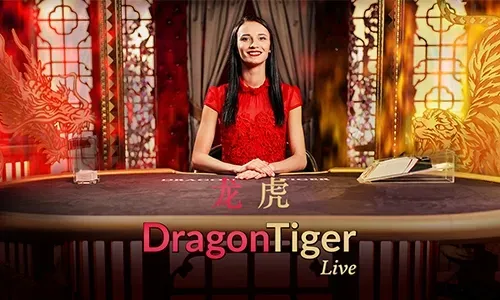 Live dealer playing Baccarat